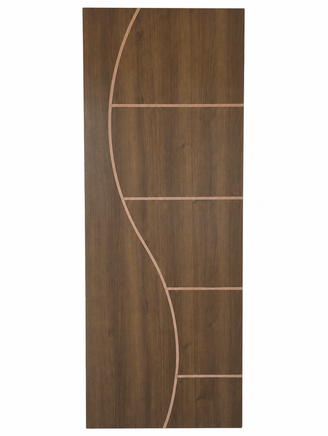 Porta HDF cor Sucupira Decorada ou Lisa
